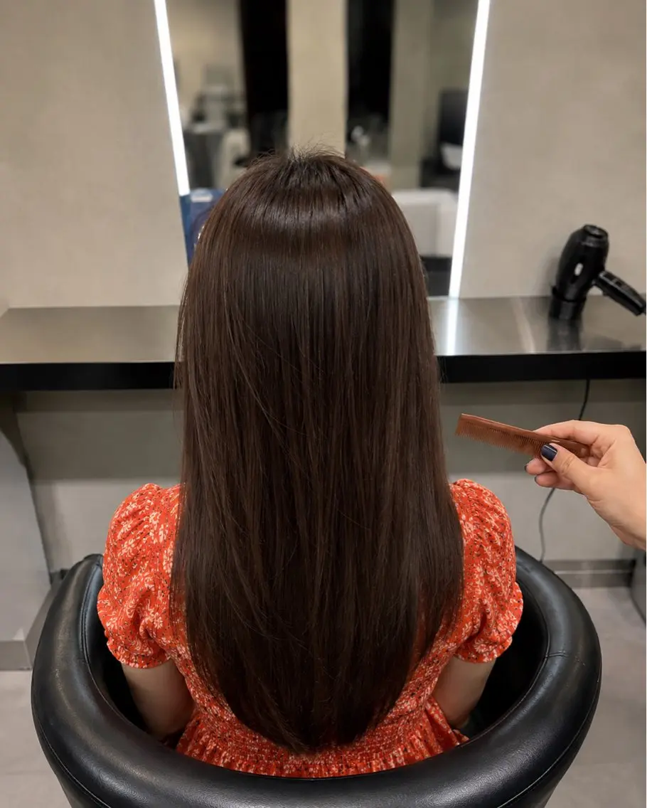セミロング カラー ブラウンカラー トリートメント 🌈ウルトワ水素 髪質改善naru🌈のヘアスタイル