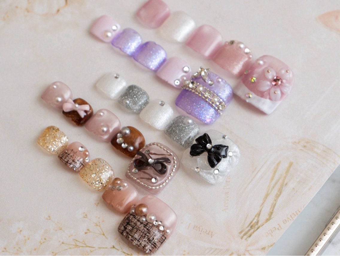 ネイル フットネイル Areiya Perle 豊田のネイルデザイン