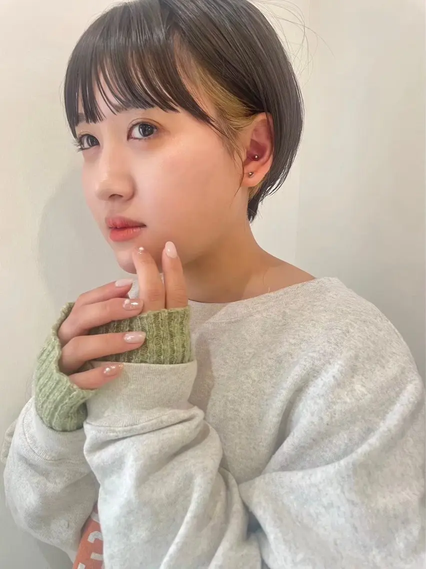 ショート カット 田村 雪華のヘアスタイル