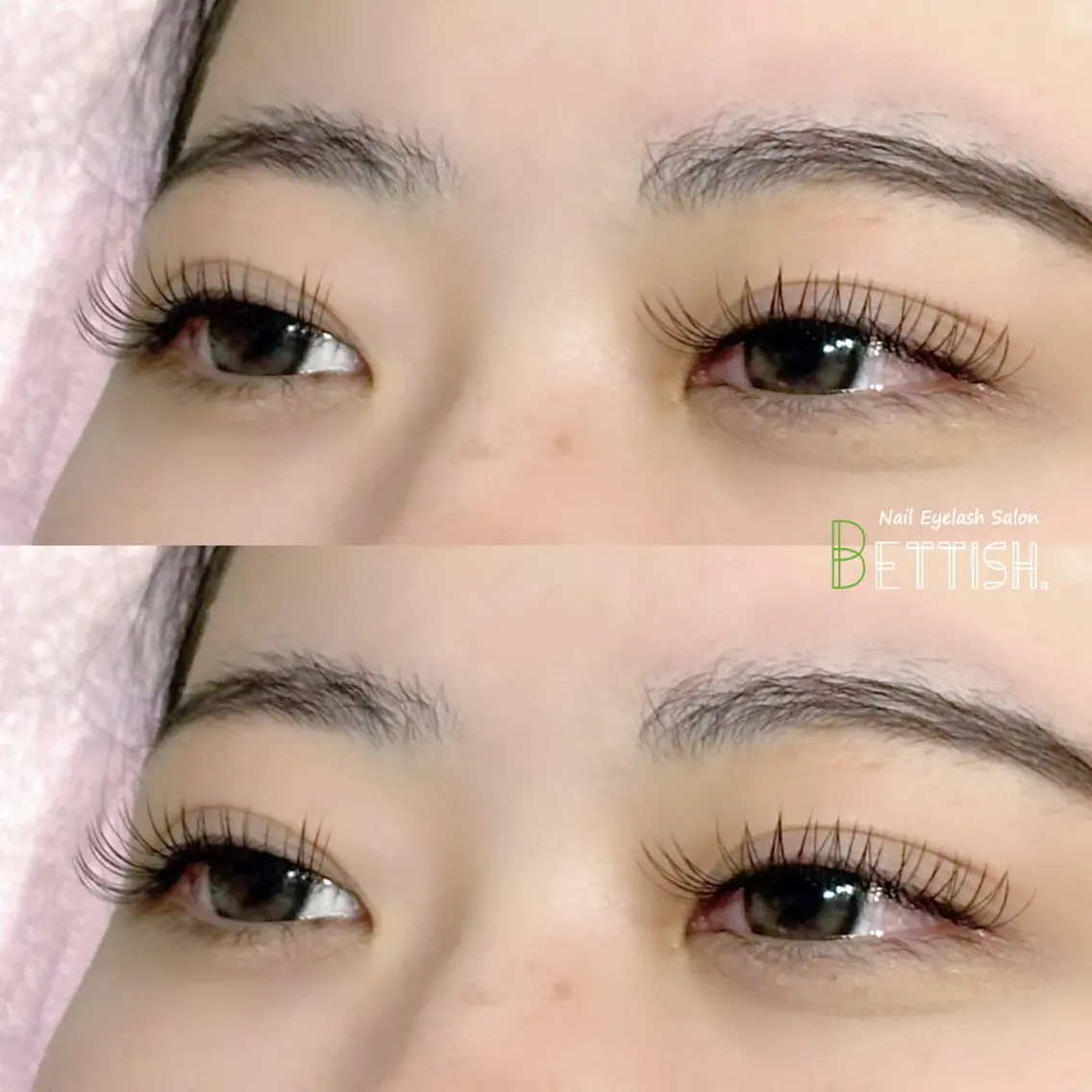 マツエク・マツパ フラットラッシュ マツエク BETTISH🩵 SERIのマツエク・マツパデザイン