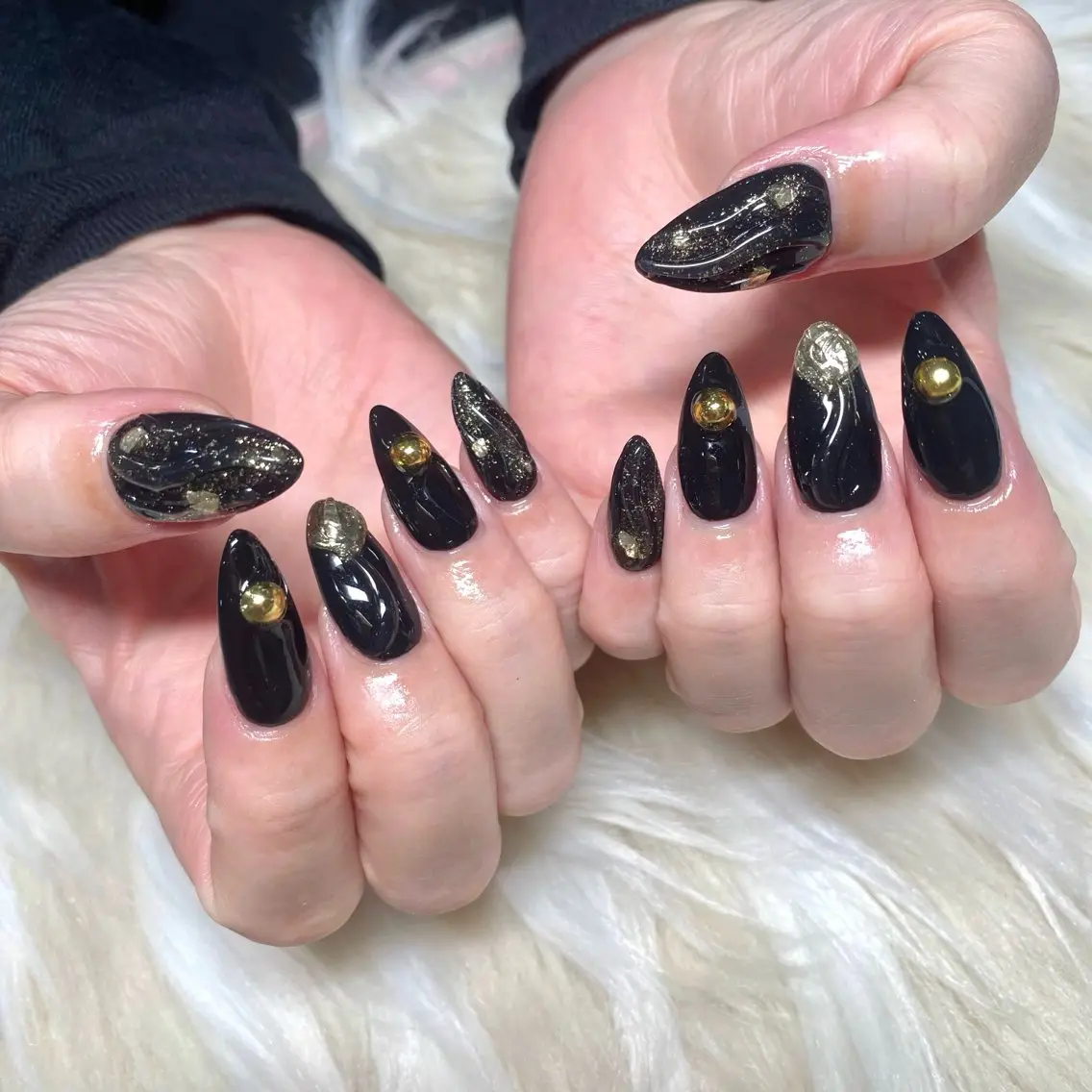 ネイル 長さ出し フレンチネイル ジェルネイル グラデーション 韓国ネイル ハンドネイル Nail&eye Belire 新宿のネイルデザイン