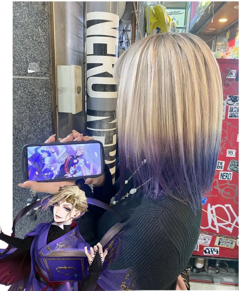 ショート カラー グラデーションカラー ヘアカラー TSUNO🦖 派手髪/オタク美容師のヘアスタイル