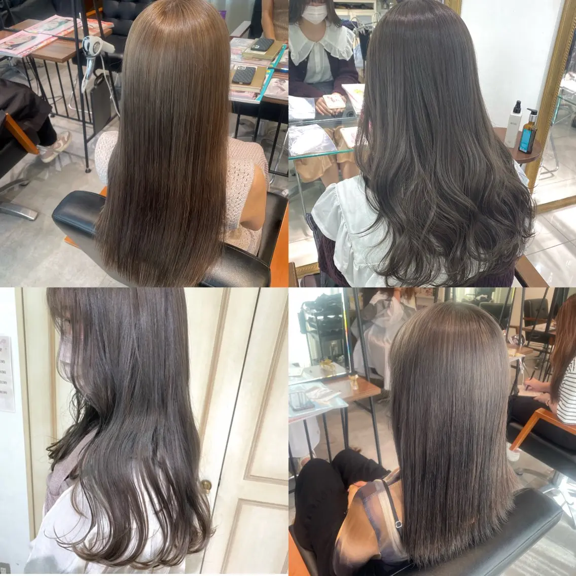 ミディアム カラー ヘアカラー トリートメント ヘアセット ・˚✧すずね˚✧* ♡のヘアスタイル