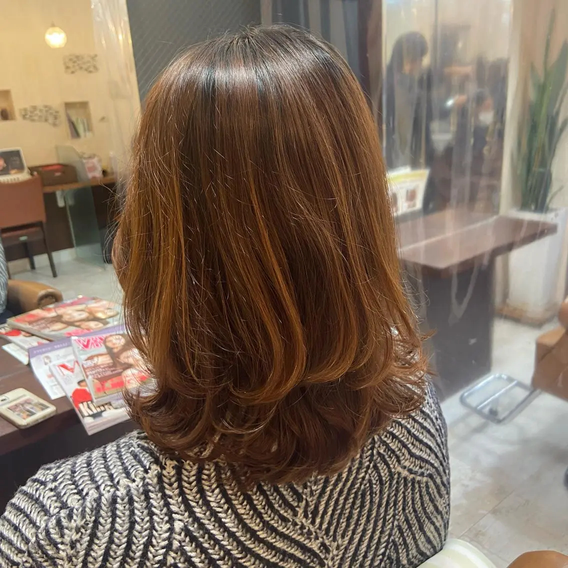 ミディアム カラー カット ヘアカラー トリートメント ヘアセット 🌷名駅/髪質改善 ヘアセット/モネ🌷のヘアスタイル