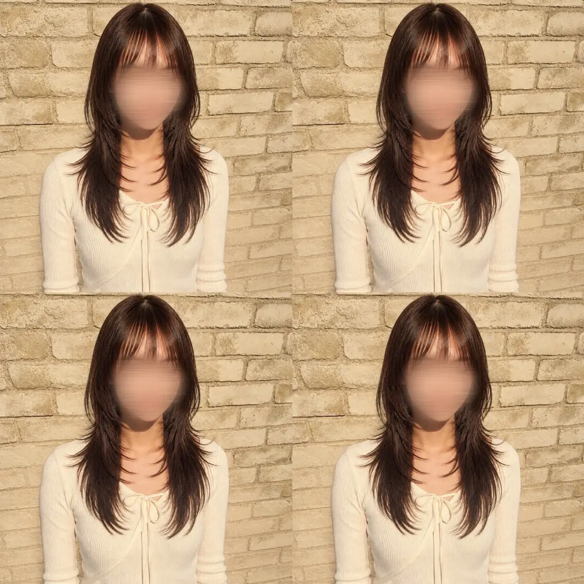 ロング エクステ×髪質改善× 𝑺𝑬𝑵𝑹𝑰のヘアスタイル