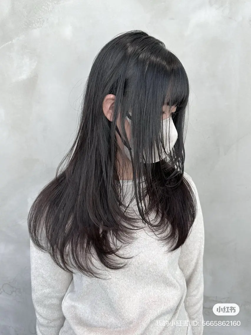 セミロング レイヤーカット カット トリートメント レイヤー/ハッシュ 渋谷/サッタのヘアスタイル