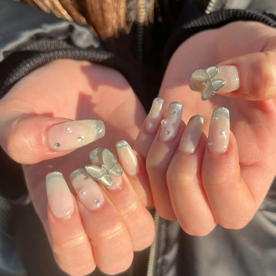 ネイル ハンドネイル 韓国🩶Y2Kネイル 💫くれはのネイルデザイン