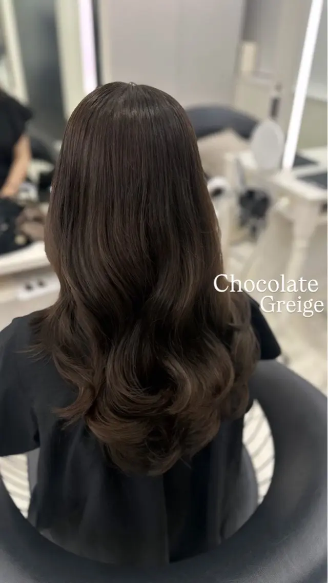 ロング カラー ブラウンカラー 透明感カラー グレージュ ヘアカラー 艶髪/ブリーチ🌟 銀座/HARUKAのヘアスタイル