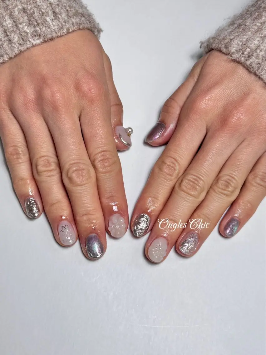 ネイル ハンドネイル ongles chicのネイルデザイン