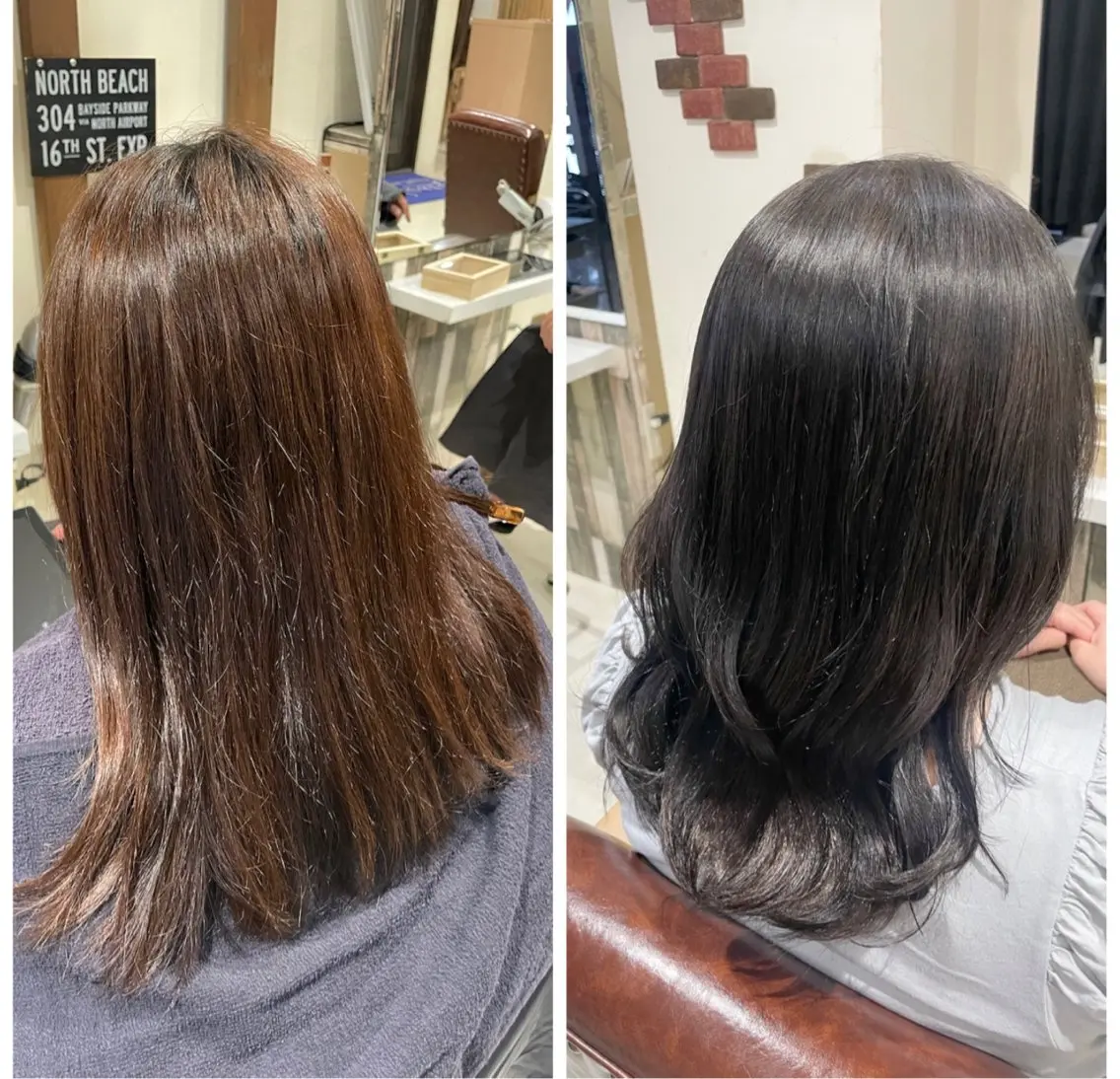 セミロング KAI RIKAのヘアスタイル