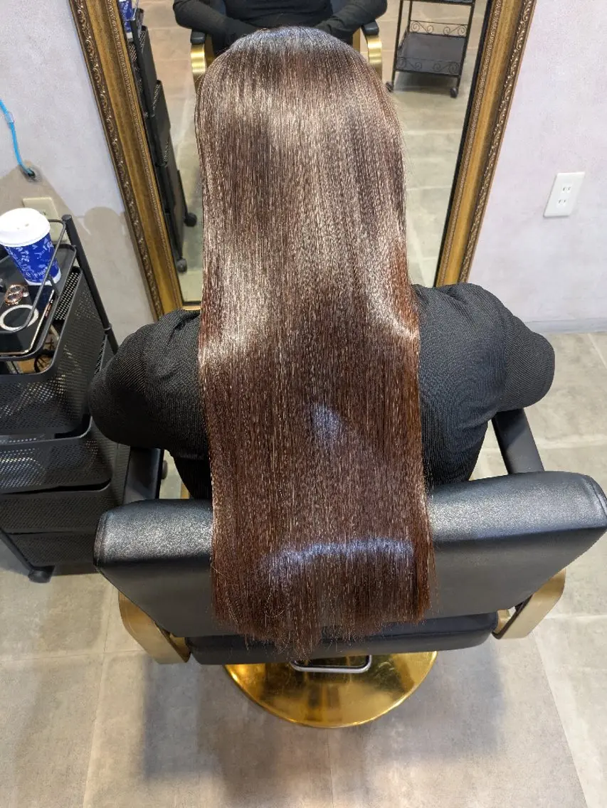 ロング ロング 縮毛矯正 縮毛矯正 Jr.stylist ひろのヘアスタイル
