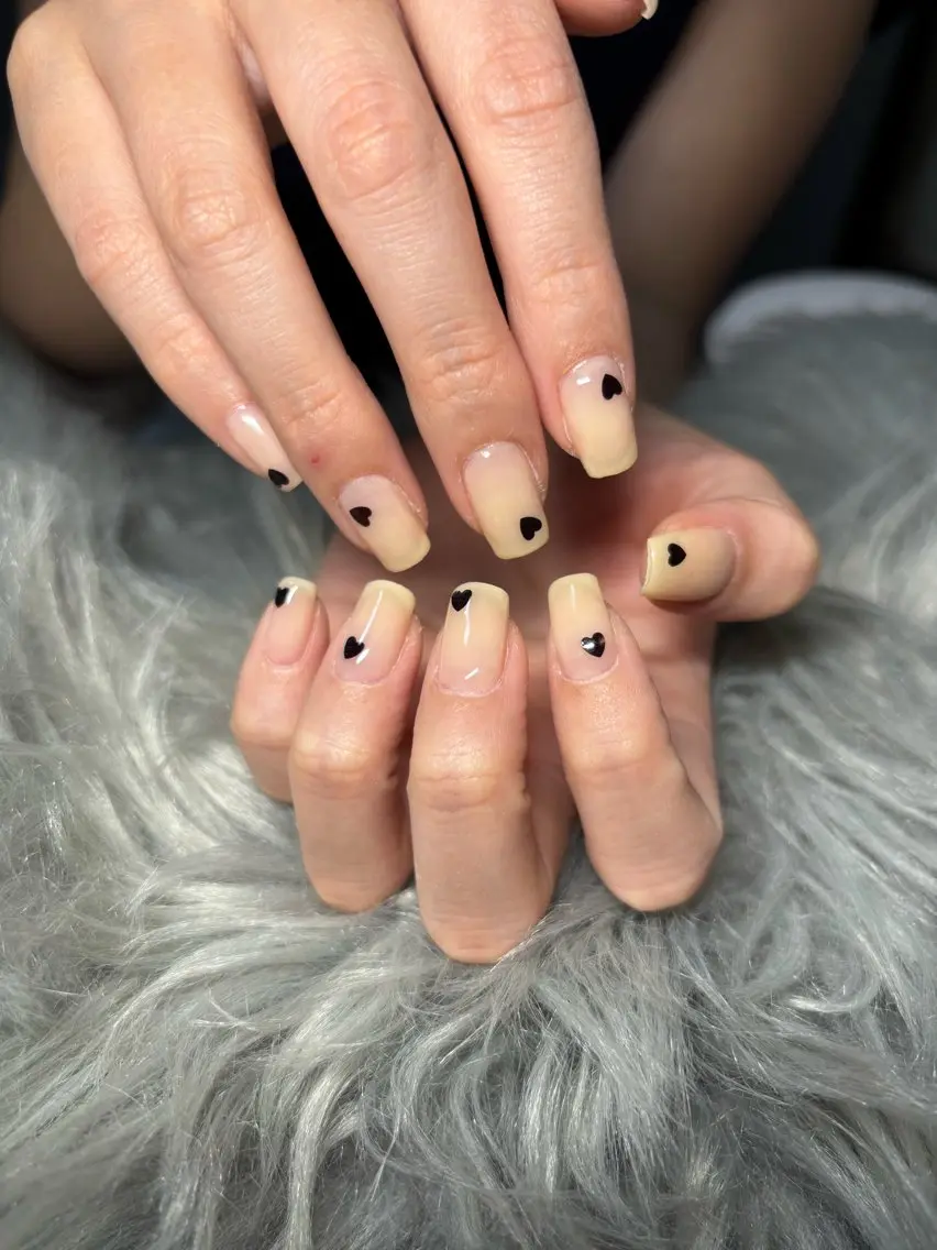 ネイル ハート ハンドネイル JFYnail ゆいのネイルデザイン
