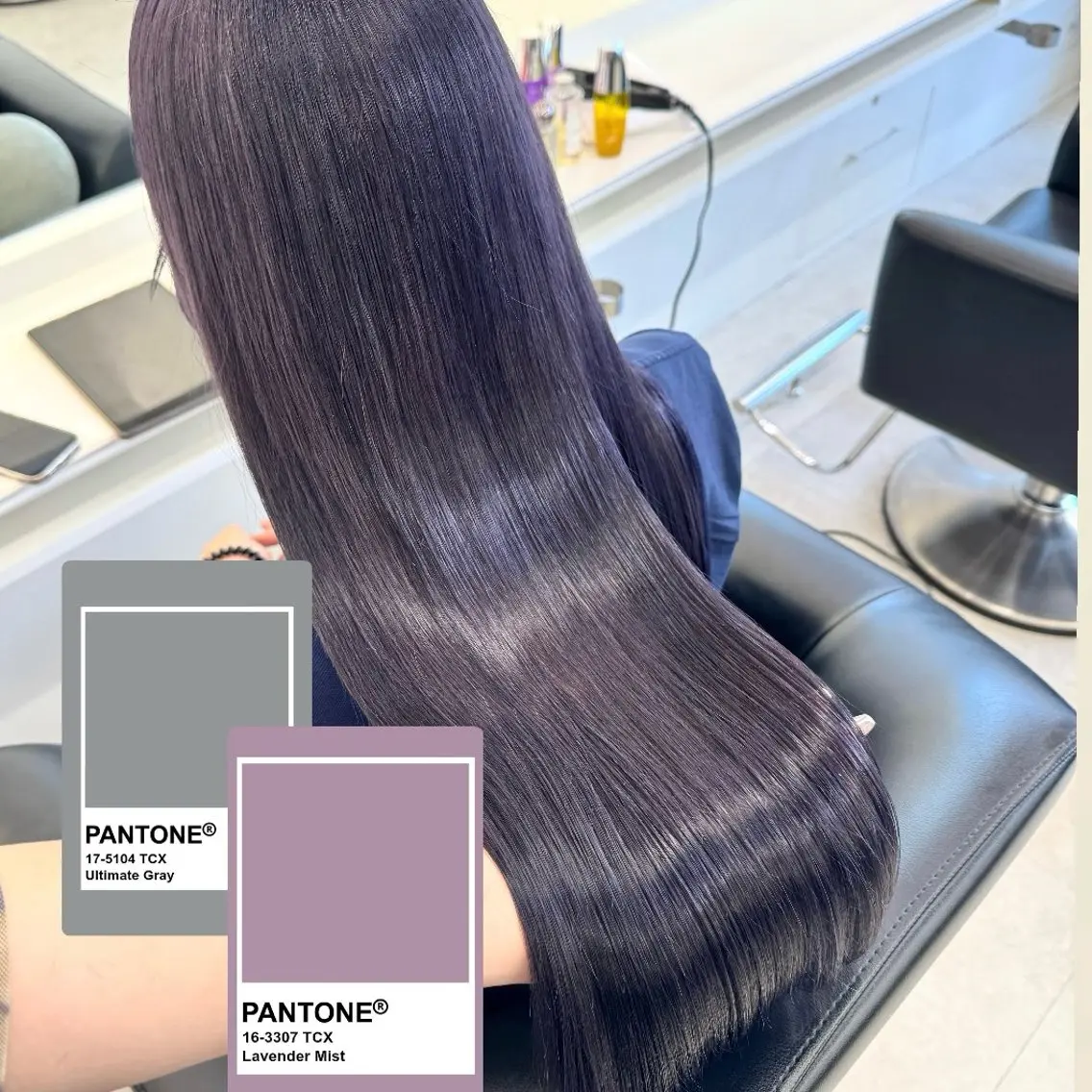 ロング カラー ヘアカラー ParveMix 楠本結菜💟のヘアスタイル