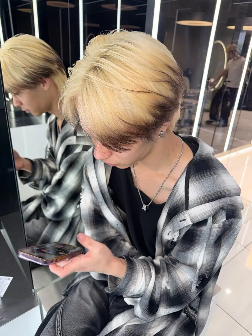 カラー ヘアカラー 田中 優響のヘアスタイル