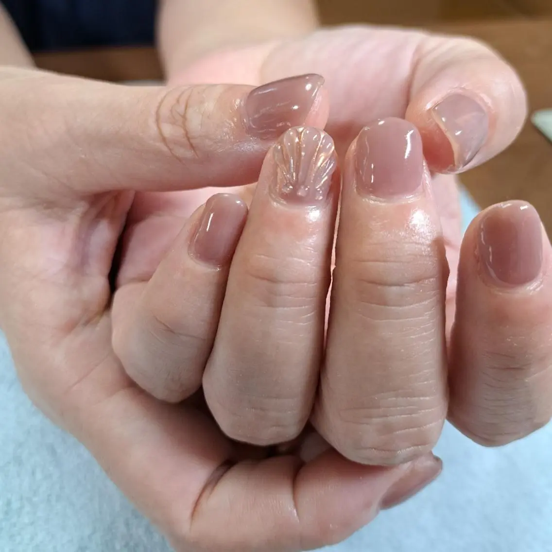ネイル ワンカラーネイル HAYASHI  Nのネイルデザイン