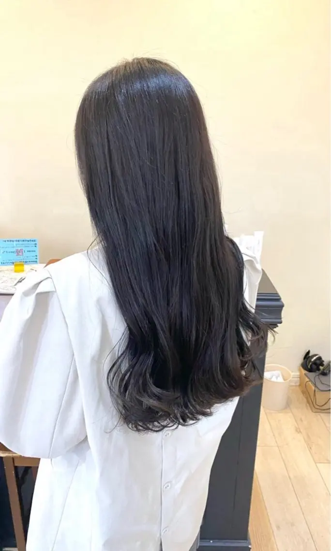 ロング カラー ヘアカラー 松尾 遥花のヘアスタイル