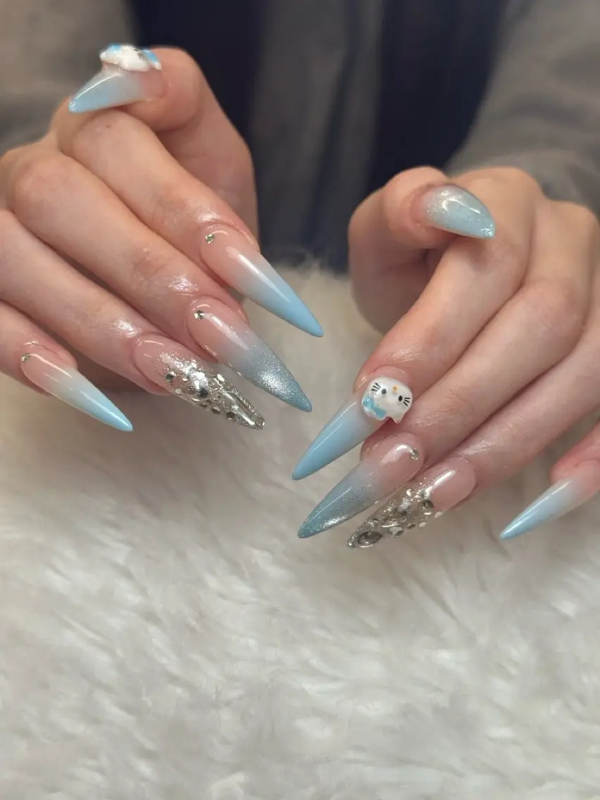 ネイル アートネイル ジェルネイル マグネットネイル ハンドネイル JennNail_ マオのネイルデザイン