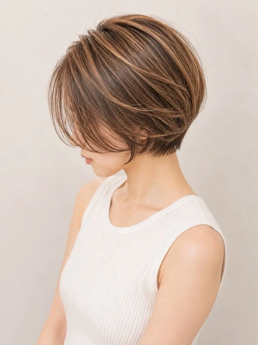 ショート カラー ヘアカラー トリートメント ヘッドスパ 三宅 叶恋のヘアスタイル