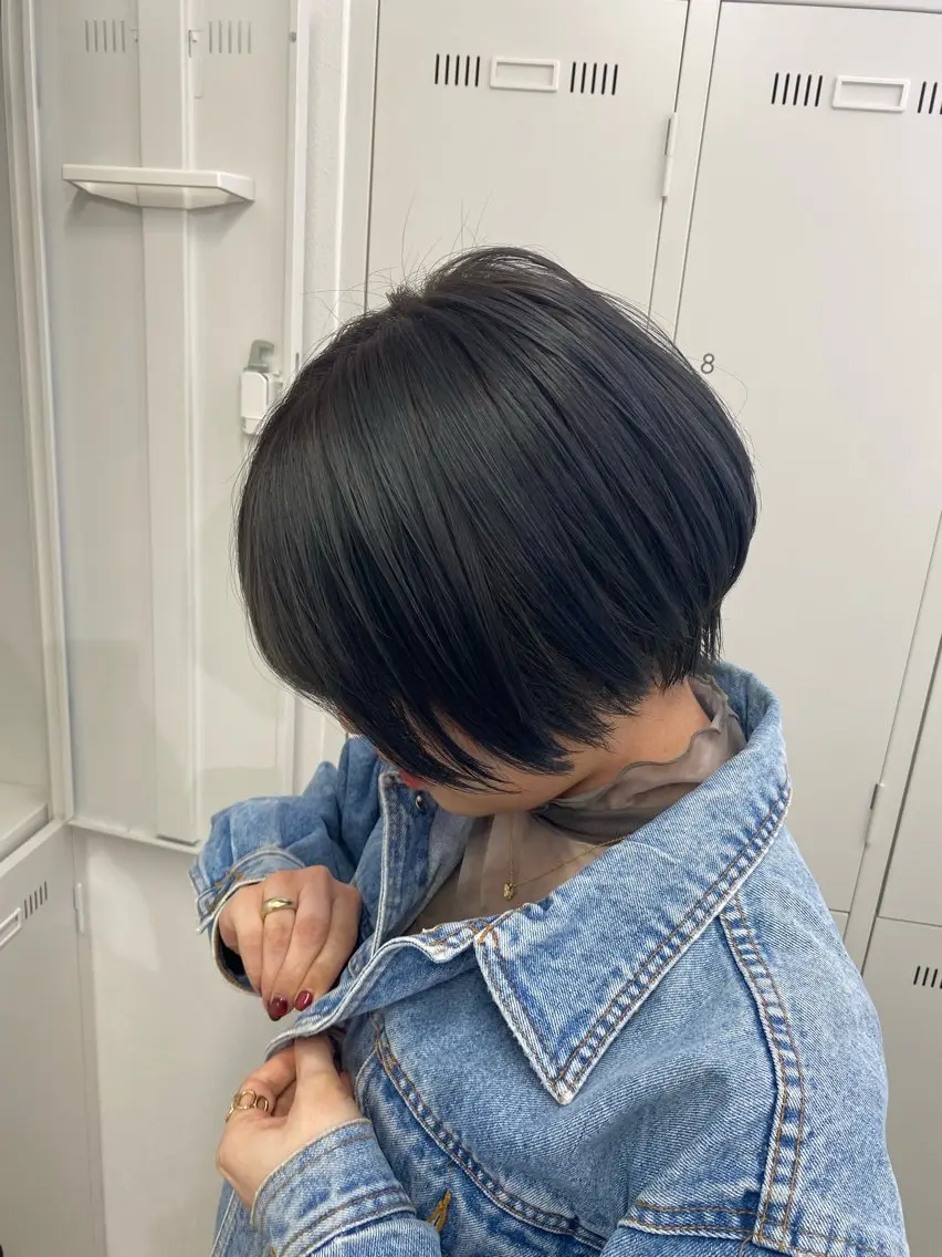 ショート カラー ヘアカラー トリートメント ハードパーマ Rico💜のヘアスタイル