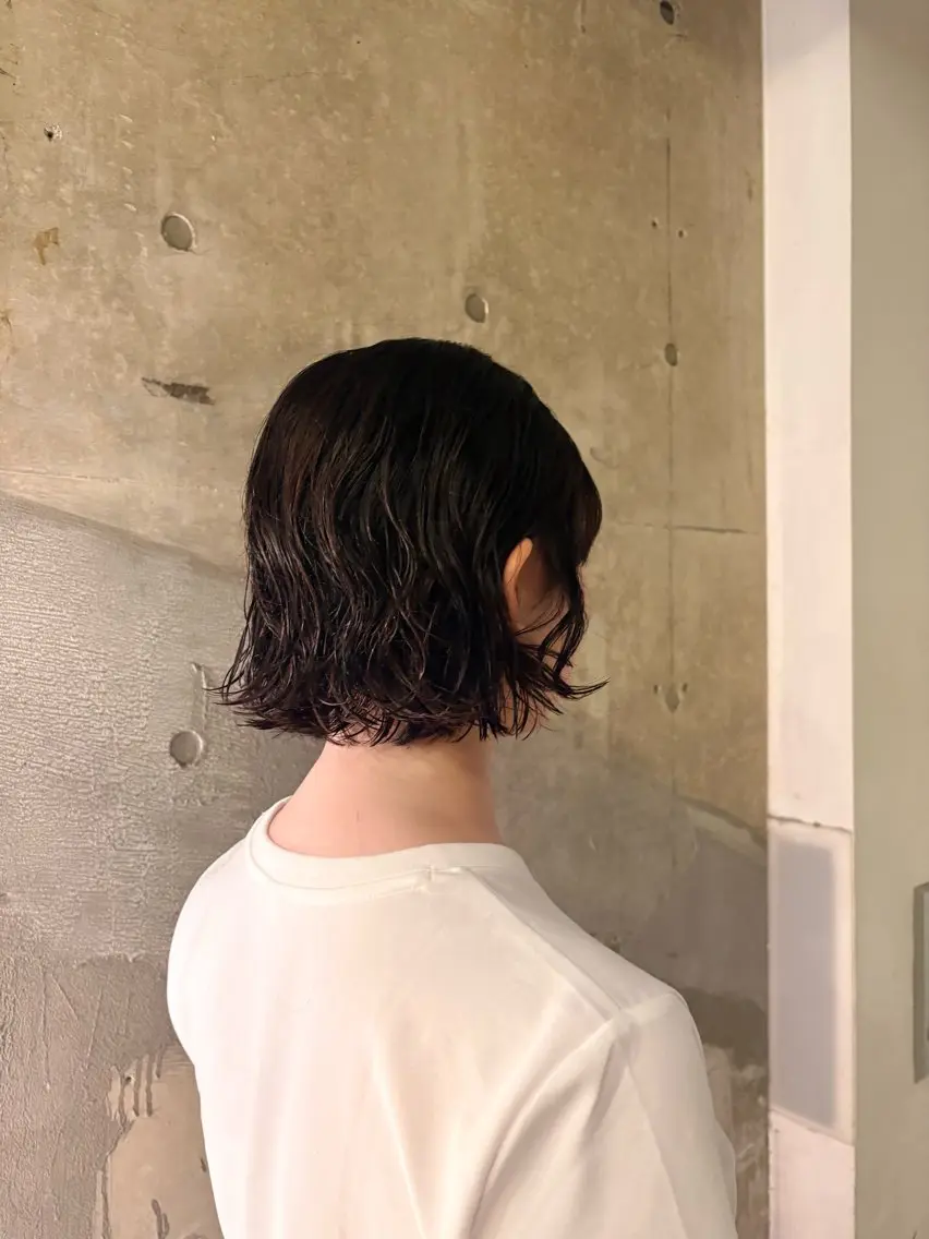 ショート ボブ くせ毛 似合わせカット kiri/ボブ・レイ ヤーカット🪐のヘアスタイル