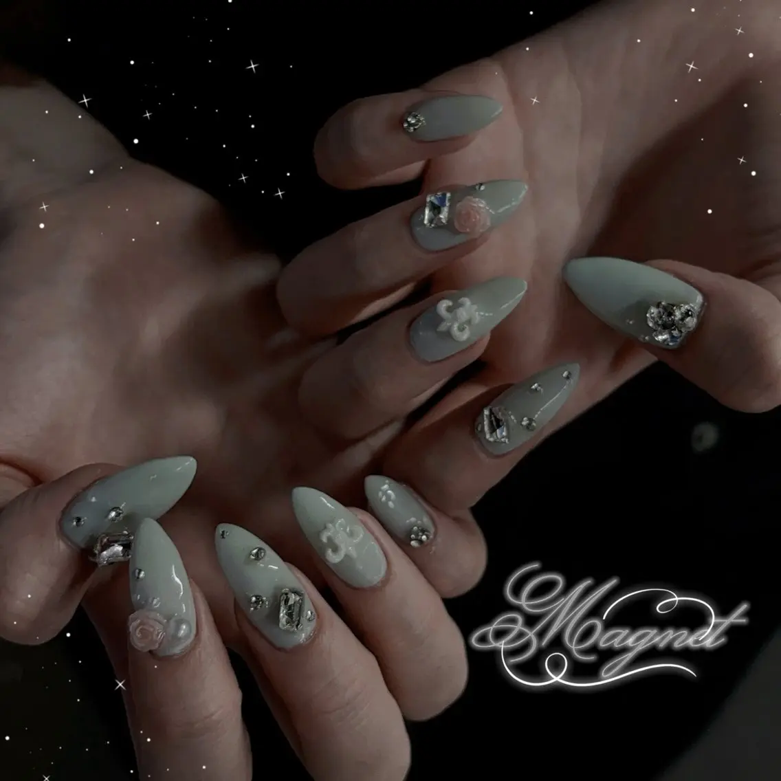 ネイル ハンドネイル kokoro🩶 ICONNAILのネイルデザイン