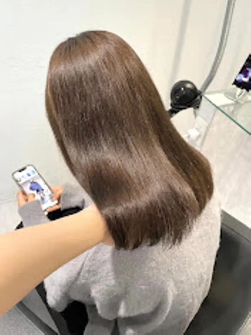 【🪞ミニモ限定🪞】うる艶透明感ワンカラー+HITAトリートメント💎の写真
