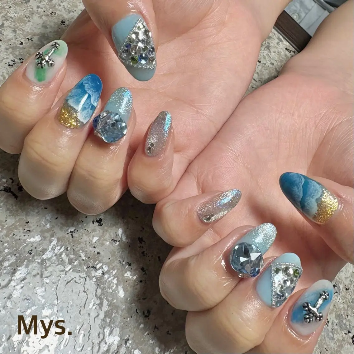 ネイル ハンドネイル Mys. 三上紗紀のネイルデザイン