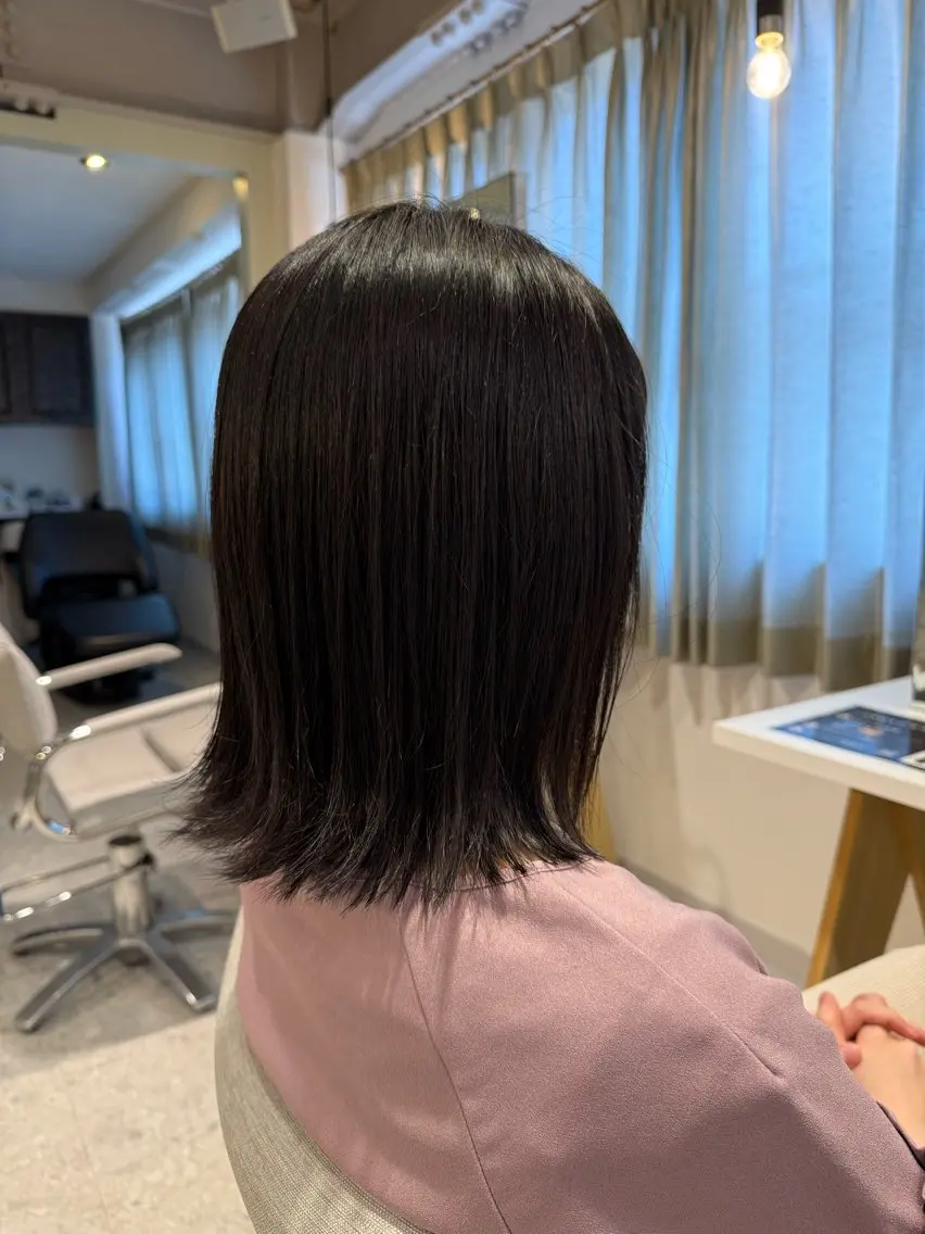 似合わせカット+艶カラー+保湿TR❣️🌿ミニモ限定価格🌿の写真