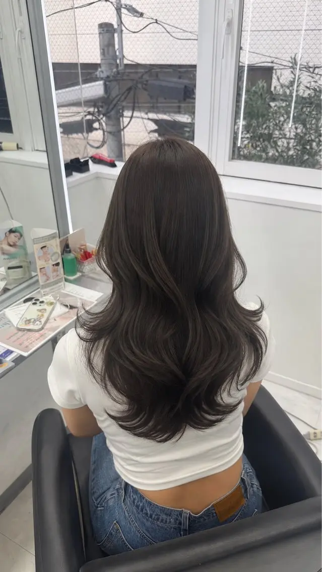 ロング カラー そら/心斎橋/韓国風 モデル募集中✨のヘアスタイル