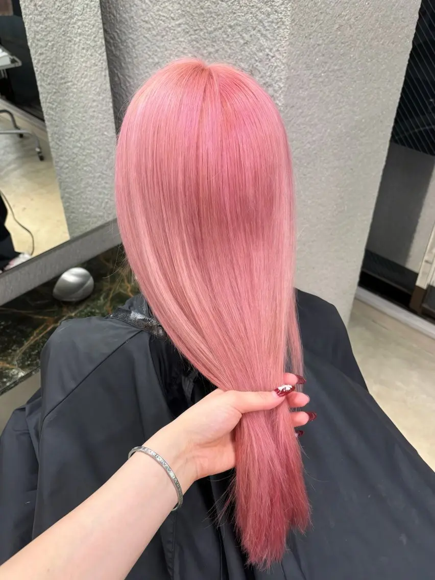 カラー 透明感カラー ヘアカラー PELEsakae さえのヘアスタイル