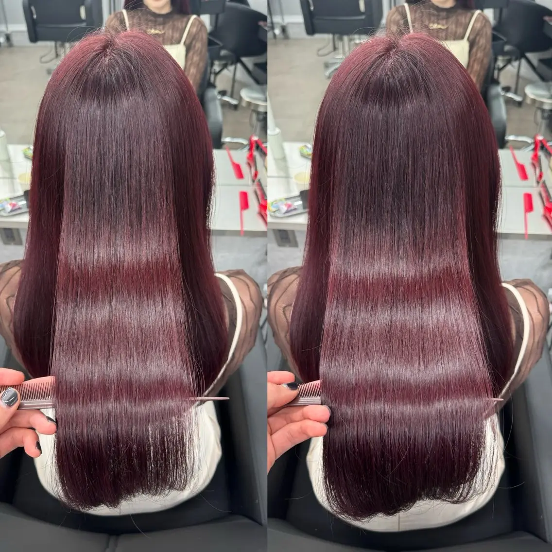 ロング カラー 髪質改善 縮毛矯正 トリートメント カット ヘアカラー トリートメント ヘッドスパ 🌈代表 🌈macotoのヘアスタイル