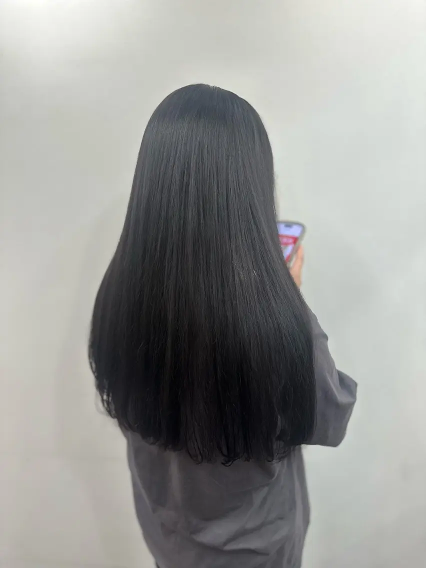 ロング カラー 黒髪 トリートメント みさき ♡のヘアスタイル