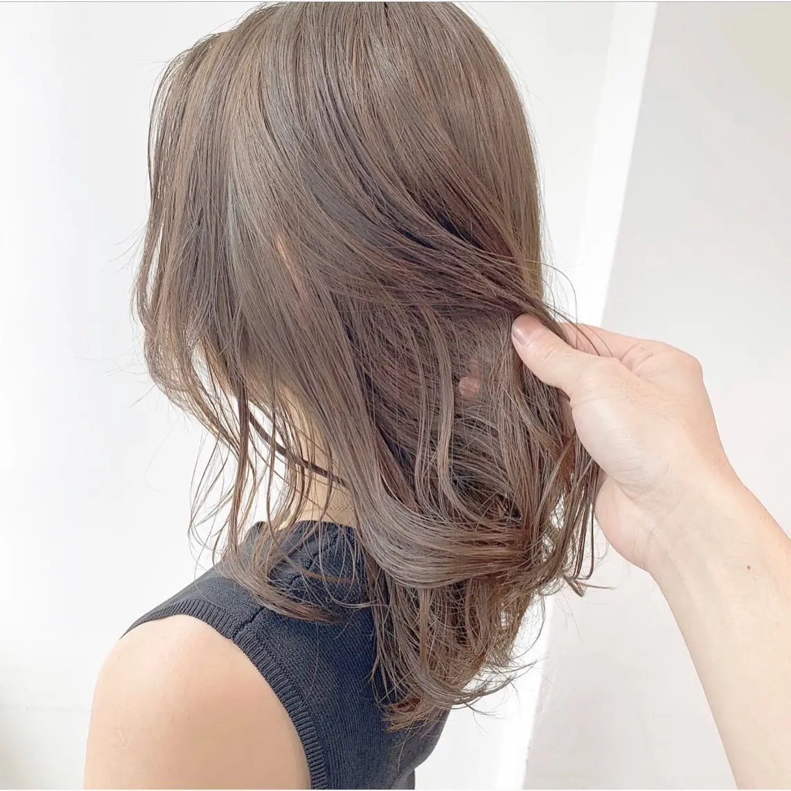 カラー ブリーチ ブリーチなしカラー 恵比寿🌱カナヤマ タイチのヘアスタイル