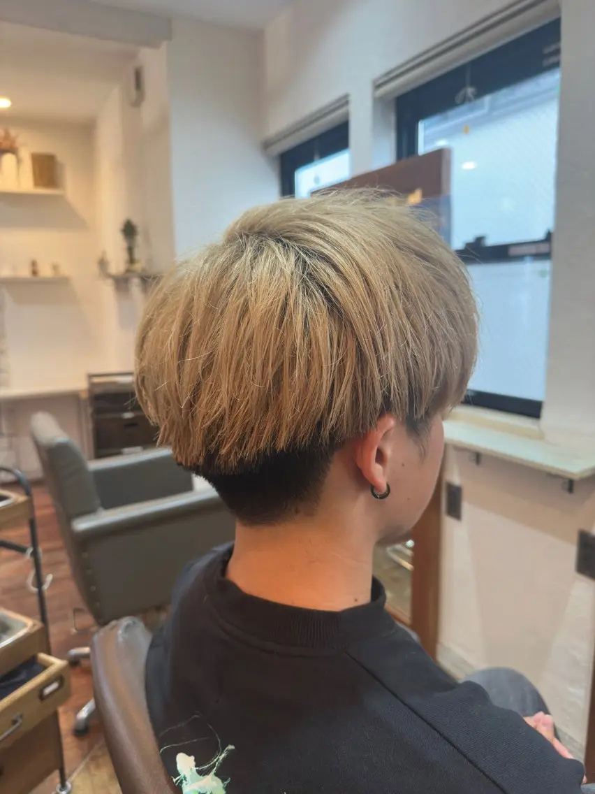 メンズ マッシュ ツーブロック カット nap hair小川 泰司のヘアスタイル