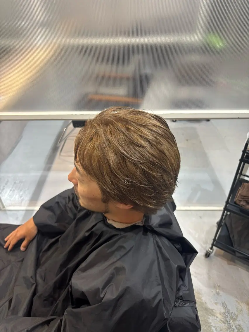 カラー ブリーチ ヘアカラー Gdobant こーしのヘアスタイル