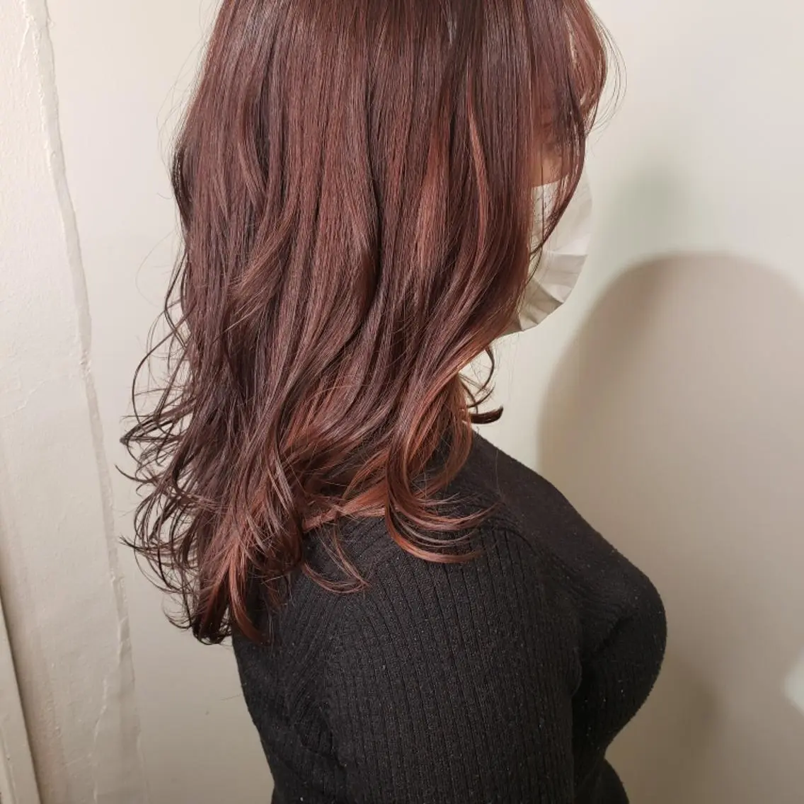 セミロング ヘアカラー トリートメント 🇰🇷透明感×ハイ トーン🌟tomoのヘアスタイル