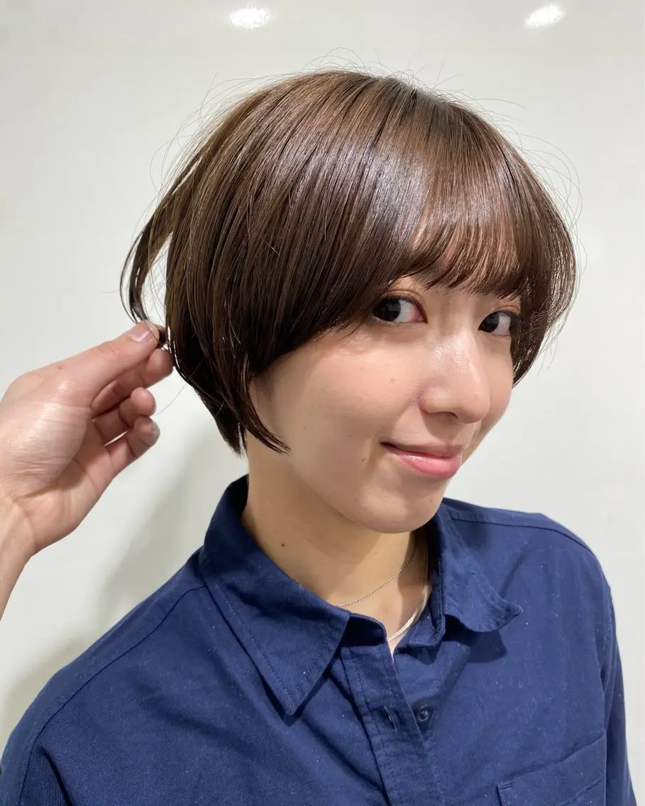 ショート ショートヘア 金子 芽威のヘアスタイル
