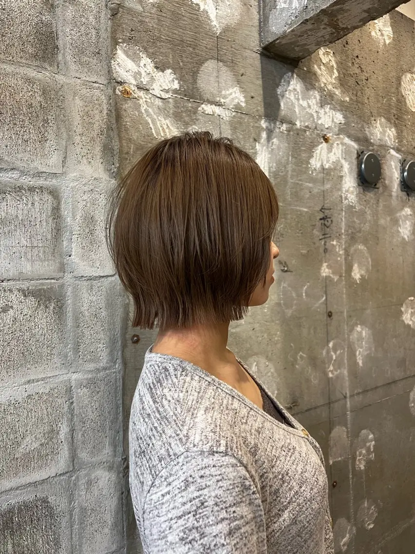 ショート ボブ ヘアカラー トリートメント fit /HONOKAのヘアスタイル