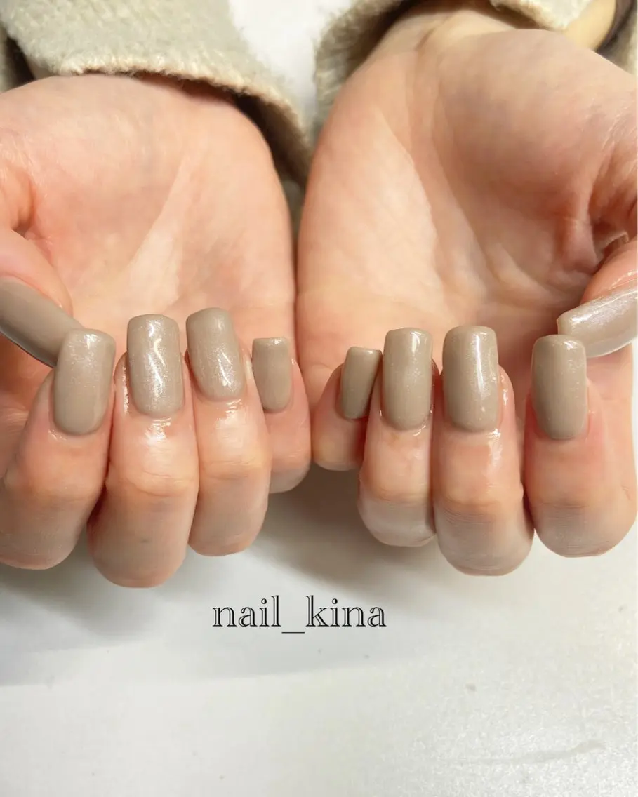 ネイル ワンカラーネイル nail_ kinaのネイルデザイン