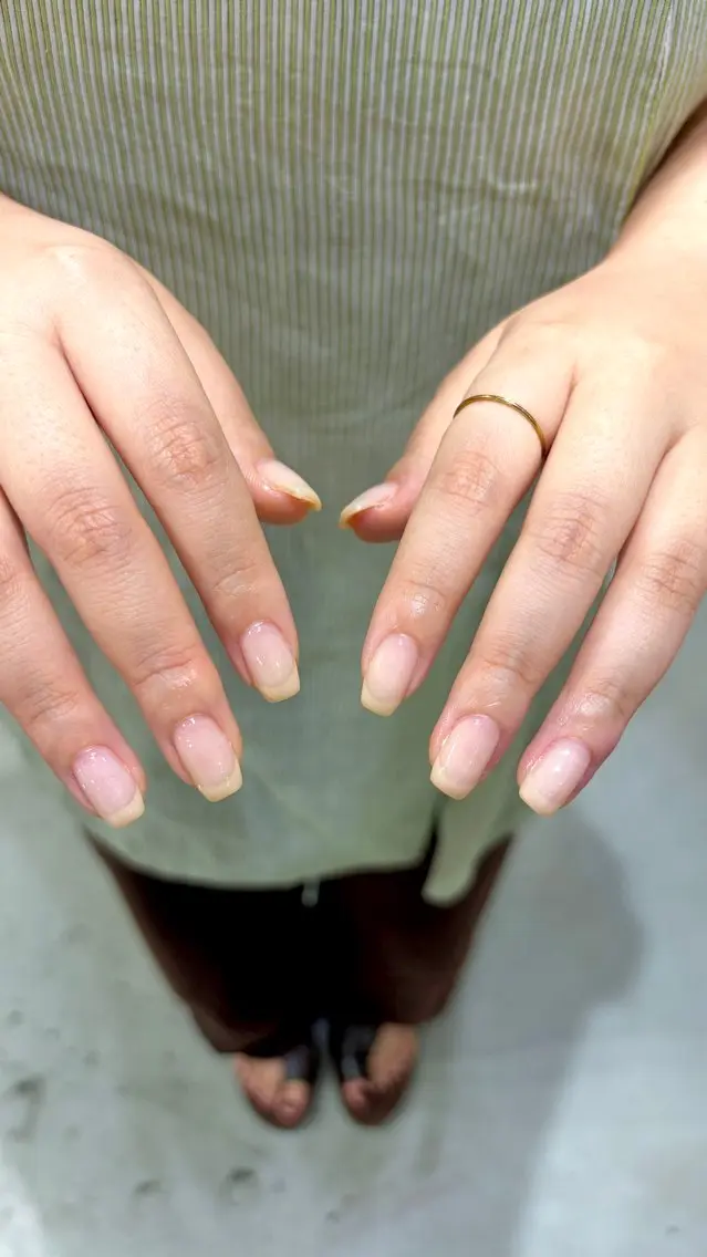 ネイル フレンチネイル ハンドネイル ハンドケア Hi,nail minaのネイルデザイン