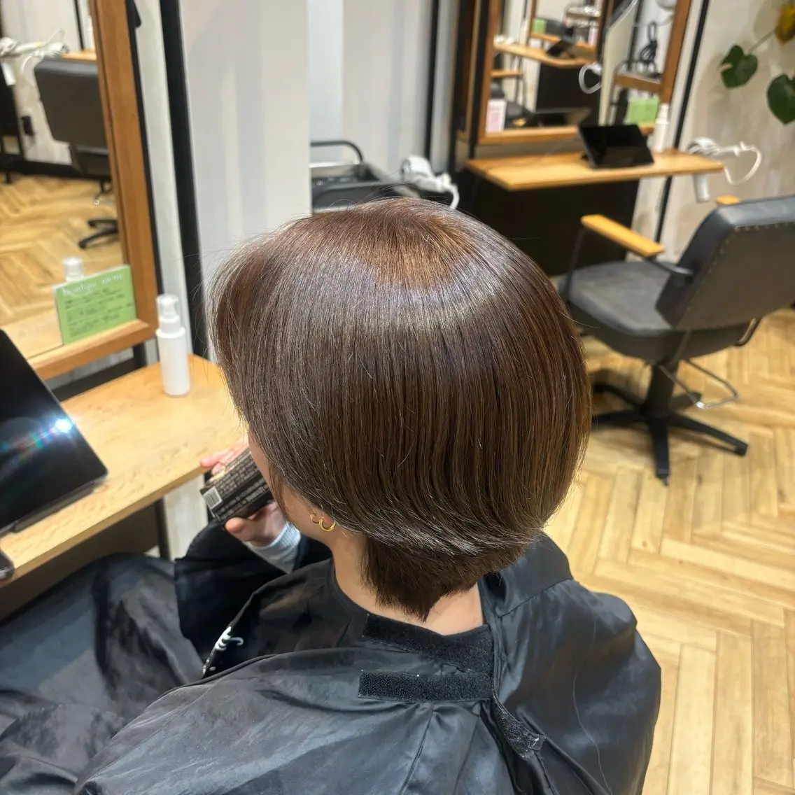 ショート ヘアカラー トリートメント Kiara ⭐️ .。.:*☆のヘアスタイル
