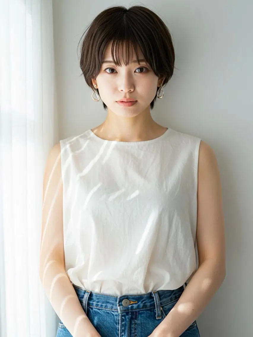 ショート ショートヘア 悠莉/ショート/ ボブ/メンズ/のヘアスタイル
