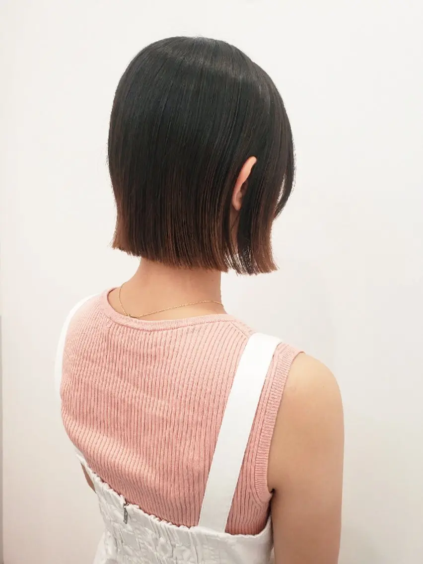 ショート ボブ 齋藤 愛美のヘアスタイル