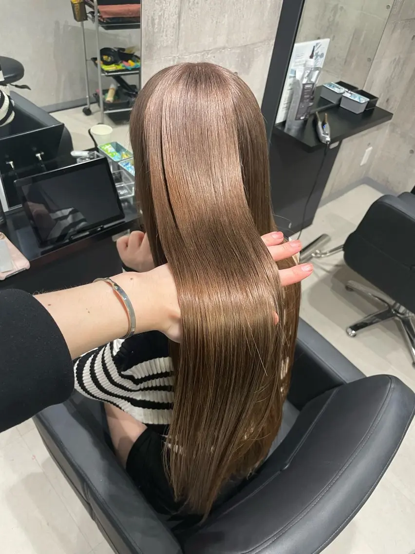 ロング カラー ブラウンカラー カット ヘアカラー 🫧透明感/美髪🫧 Hiroakiのヘアスタイル