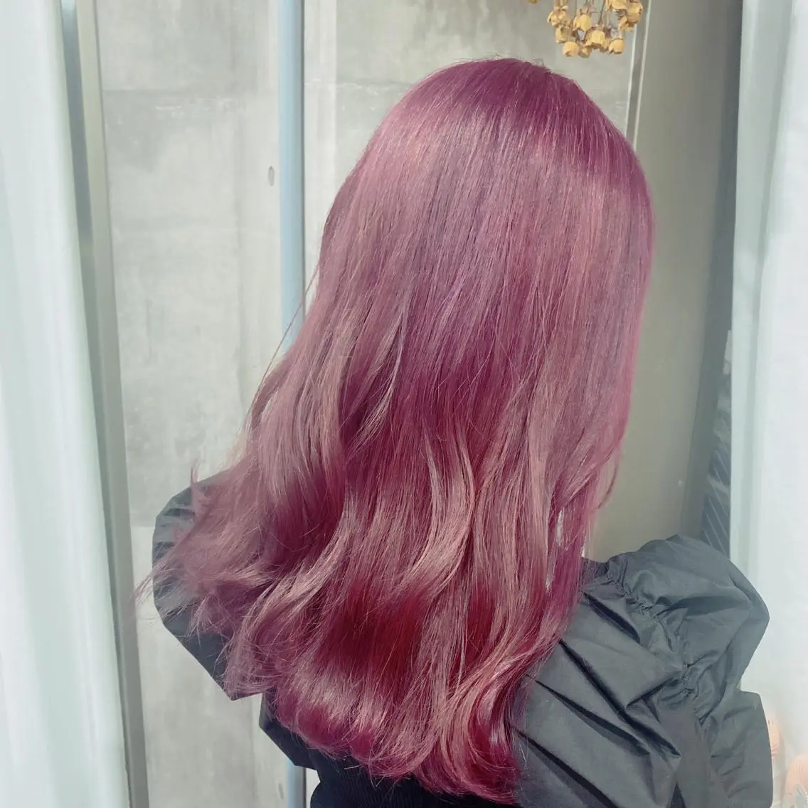 セミロング カラー ヘアカラー トリートメント 髪質改善💓艶髪💓 暖色💗加藤あゆみのヘアスタイル