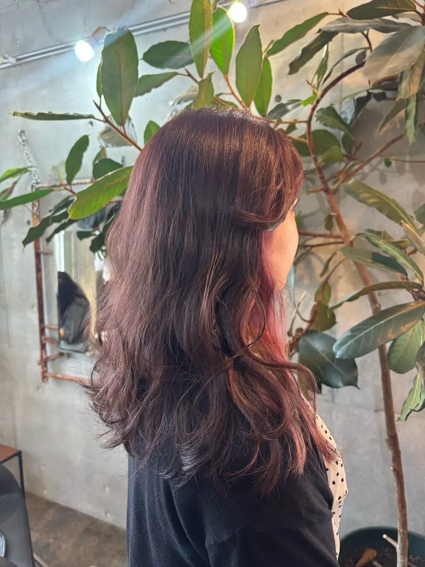 ロング カラー インナーカラー 大林 エリコのヘアスタイル