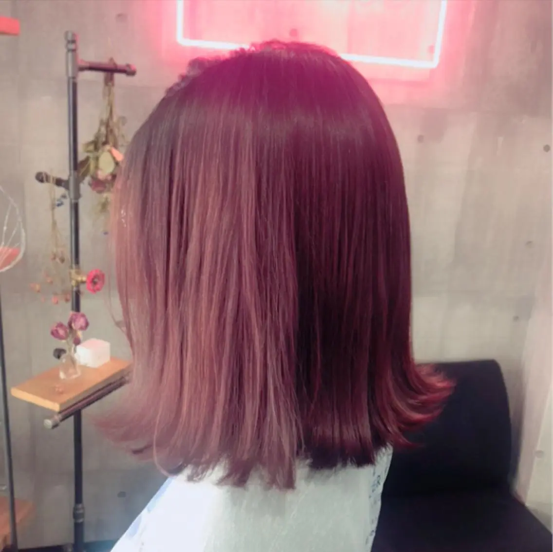 ミディアム カラー 髪質改善💓艶髪💓 暖色💗加藤あゆみのヘアスタイル
