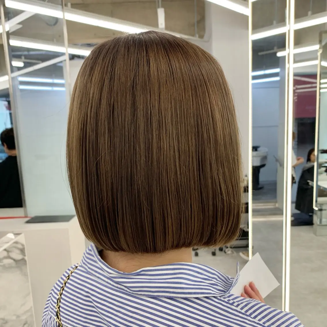 ロング カラー パーマ ヘアアレンジ メンズ キッズ ボブ×自然な縮毛矯正 RYOGAのヘアスタイル