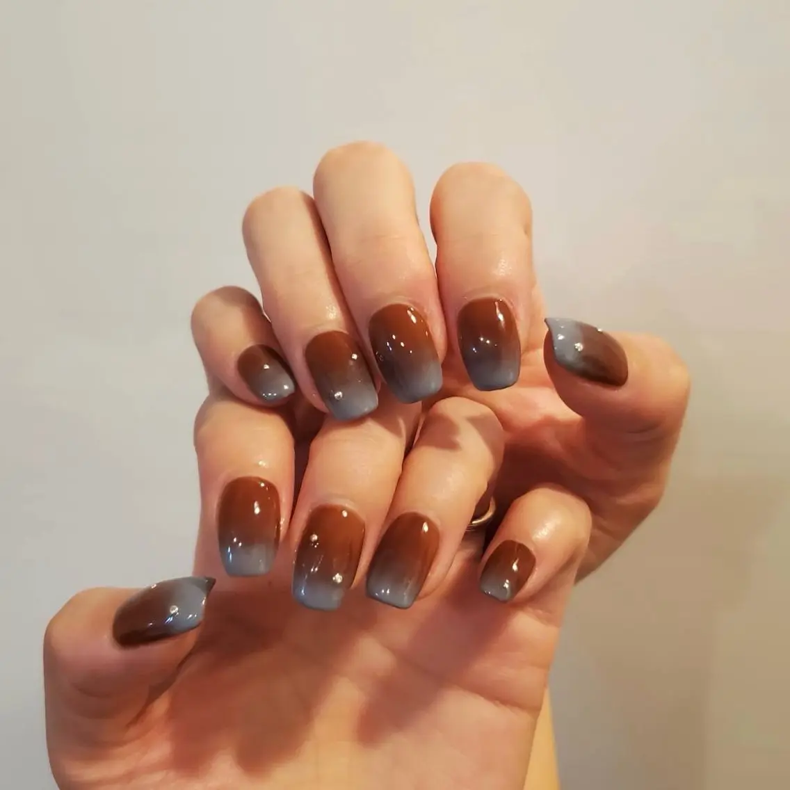 ネイル グラデーション ショートネイル nail salon Cotonのネイルデザイン