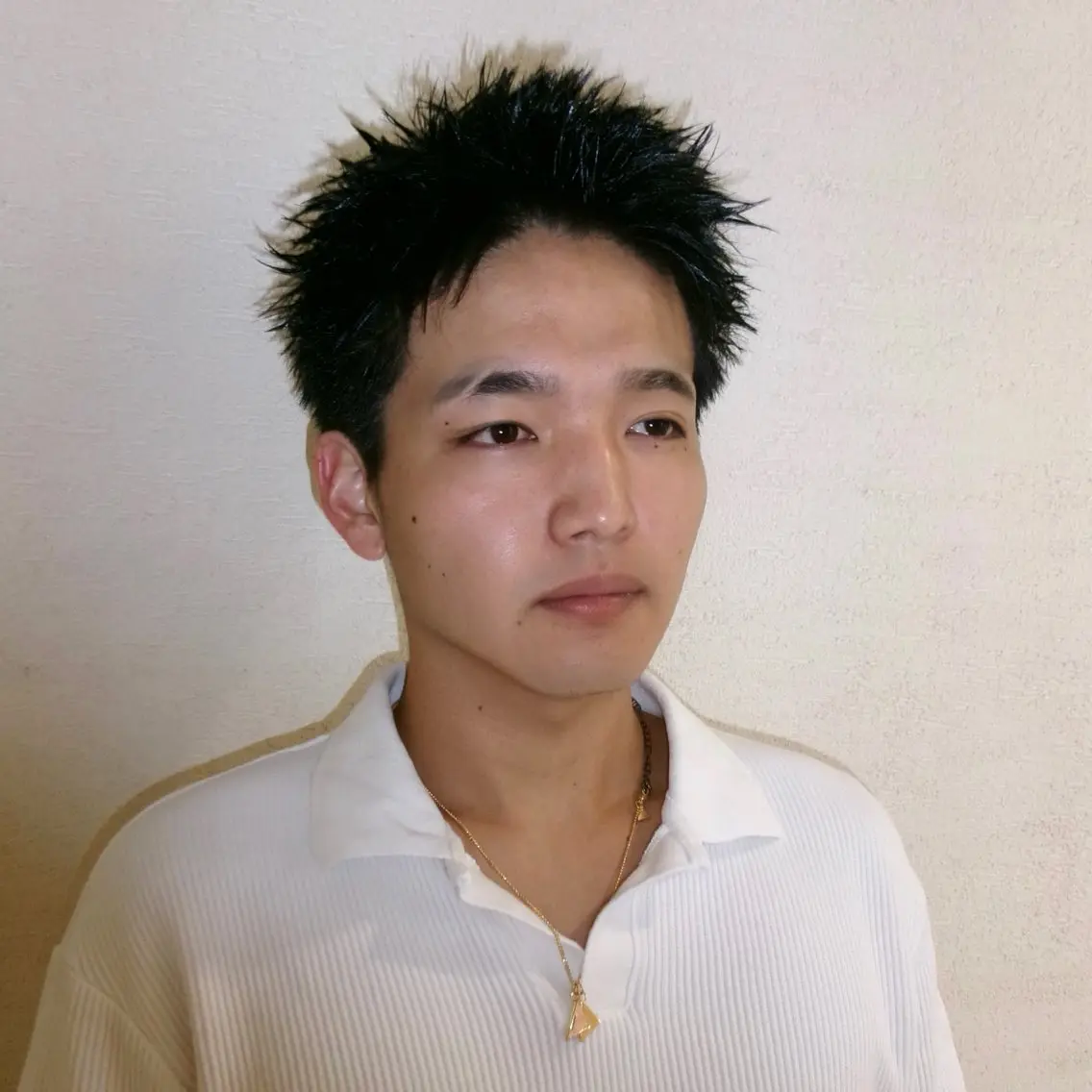 ショート メンズ カット 希佳/ スパイキー ハイトーンのヘアスタイル